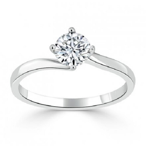 Exquisite Platinum Engagement Rings - Twist