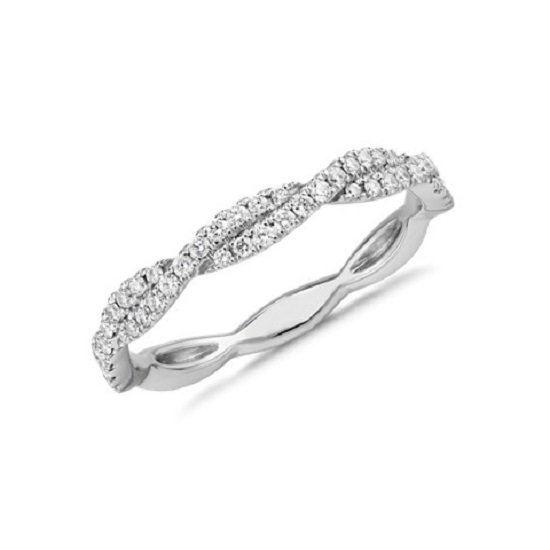 Get Inspired by These Delicate Engagement Rings - Pave Twist Get Inspired by These Delicate Engagement Rings - Pave Twist