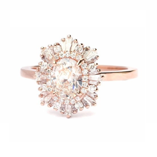 Fall in Love with These Enchanting Ballerina Engagement Rings - Double Layer Morganite Fall in Love with These Enchanting Ballerina Engagement Rings - Double Layer Morganite