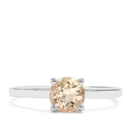 Unusual and Enchanting Sunstone Engagement Rings - Minimal Solitaire