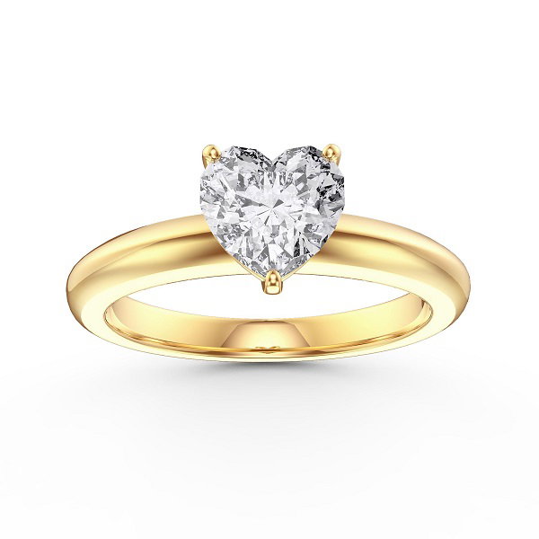 Symbolic Engagement Rings for the Romantic at Heart - Heart Rings