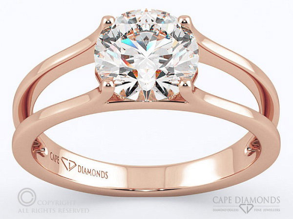 Rose Gold Solitaire