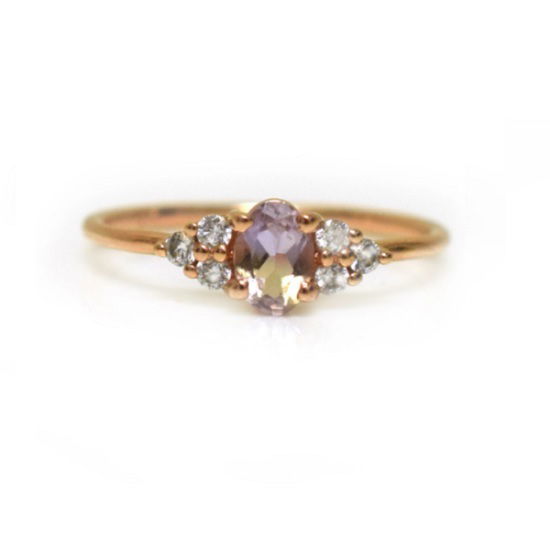 Enchanting-Ametrine-Engagement-Rings-Delicate-Cluster
