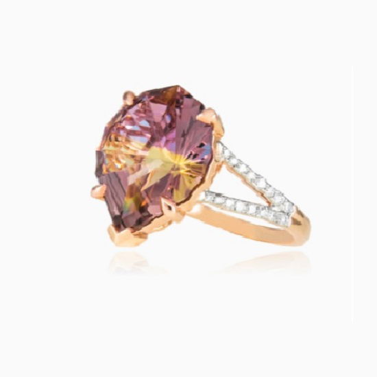 Enchanting-Ametrine-Engagement-Rings-Rose-Pear