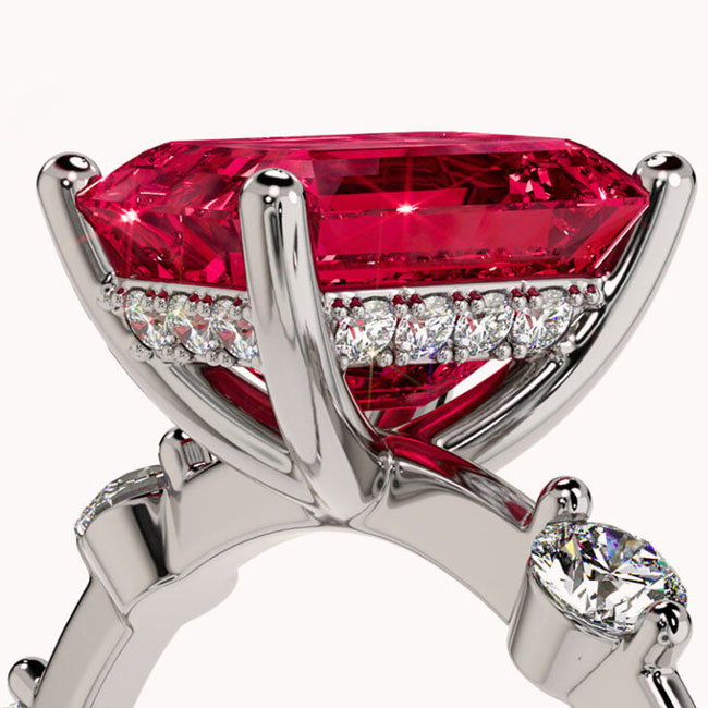 Ruby Engagement Rings