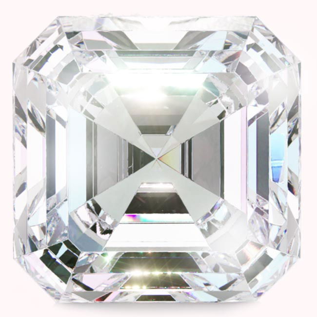 0.4ct Asscher Cut Natural Diamonds