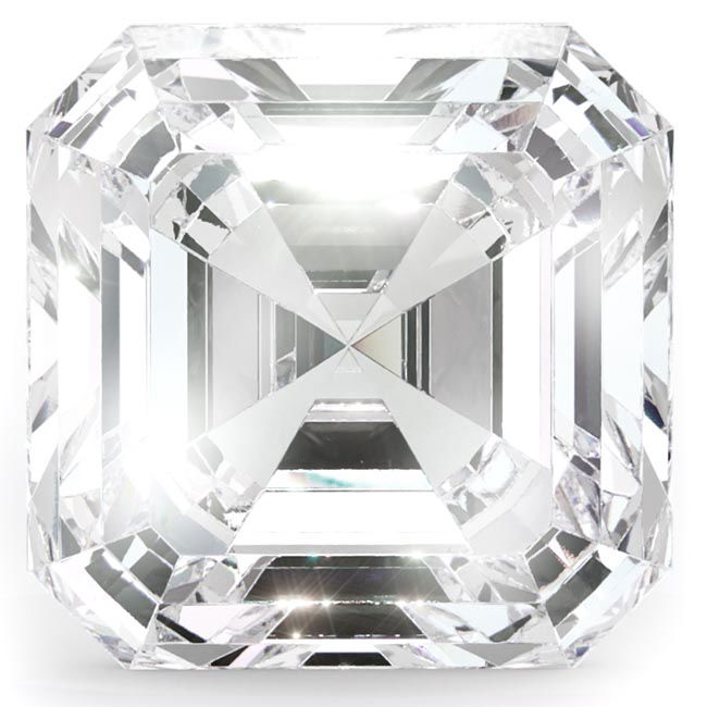 0.5ct Asscher Cut Natural Diamonds