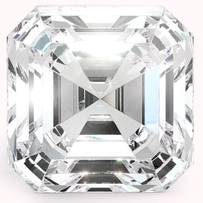 0.6ct Asscher Cut Natural Diamonds
