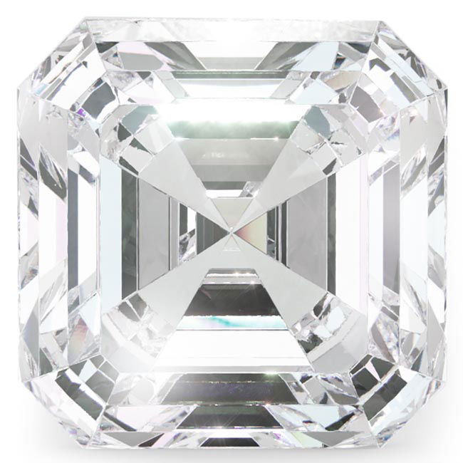 0.7ct Asscher Cut Natural Diamonds