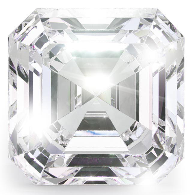 0.9ct Asscher Cut Natural Diamonds