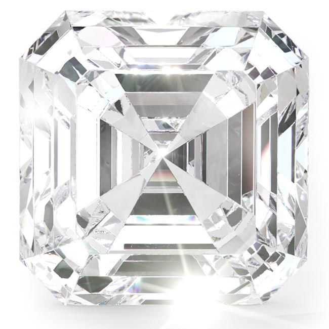 1.2ct Asscher Cut Natural Diamonds
