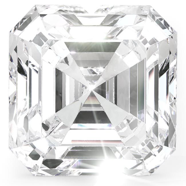 2.0ct Asscher Cut Natural Diamonds