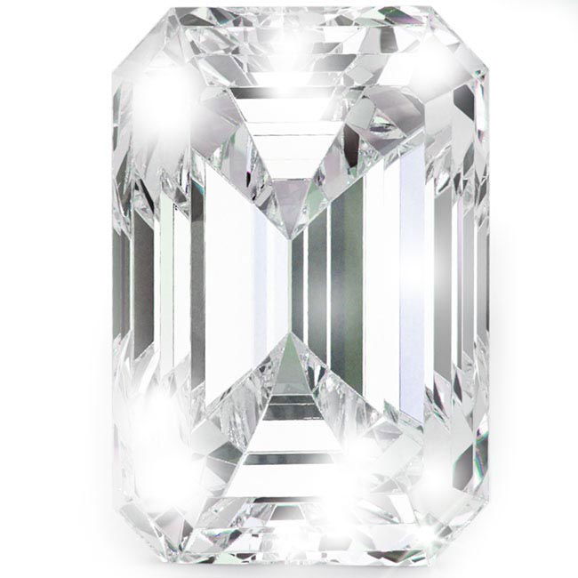 2.0ct Emerald Cut Lab Diamonds