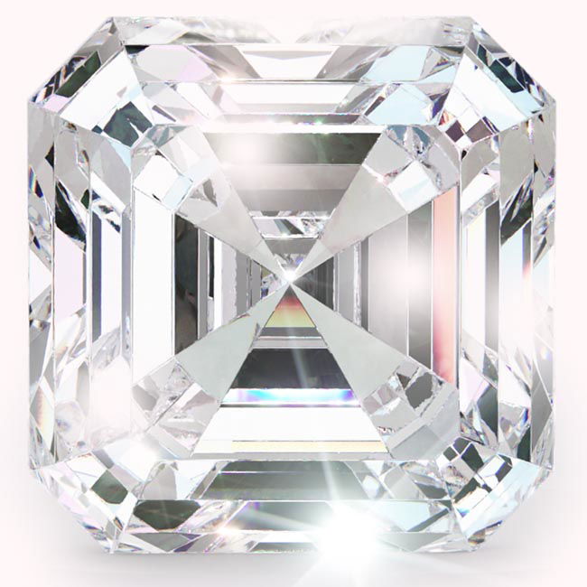 3.0ct Asscher Cut Natural Diamonds