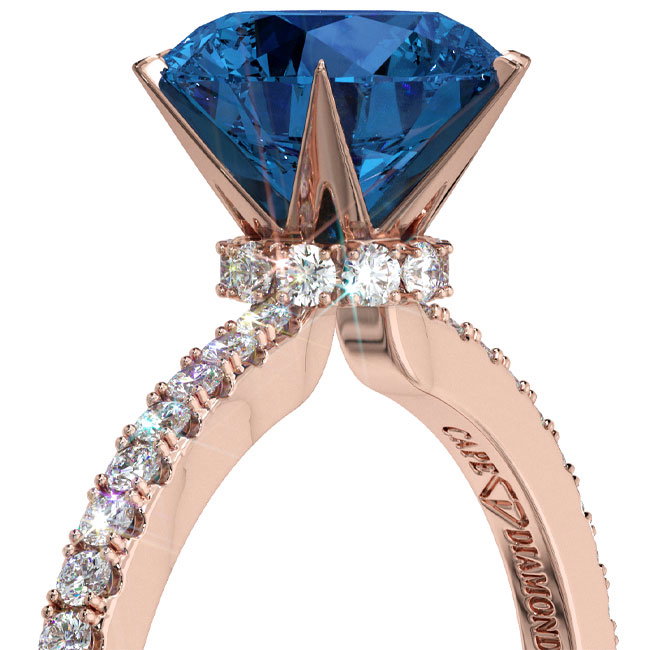 Trending Rose Gold Sapphire Engagement Rings