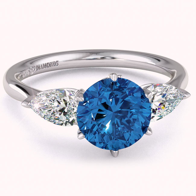 Trilogy Sapphire Engagement Rings