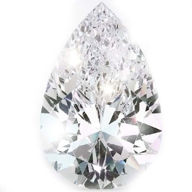 0.3ct Pear Cut Lab Grown Diamonds