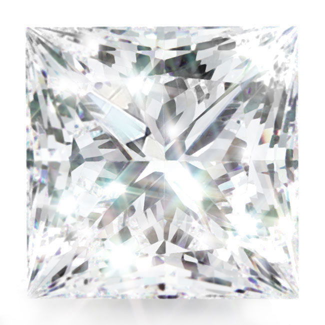 0.3ct Princess Natural Diamonds