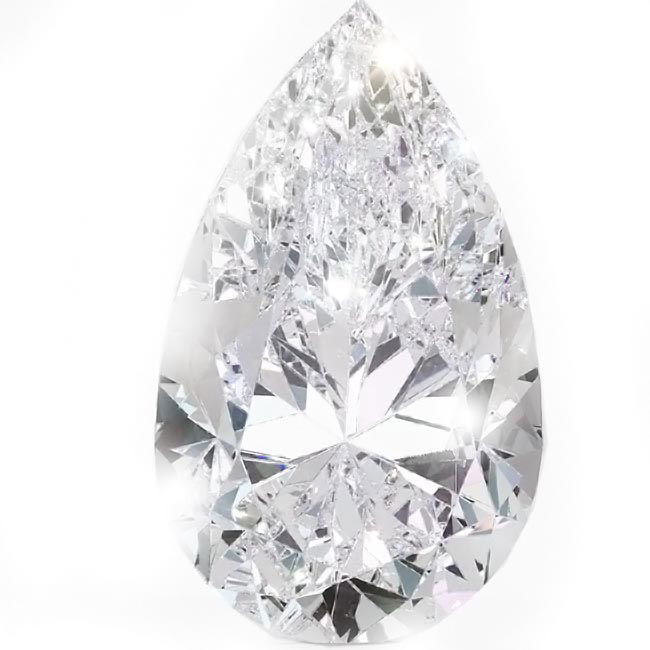 0.5ct Pear Cut Natural Diamonds