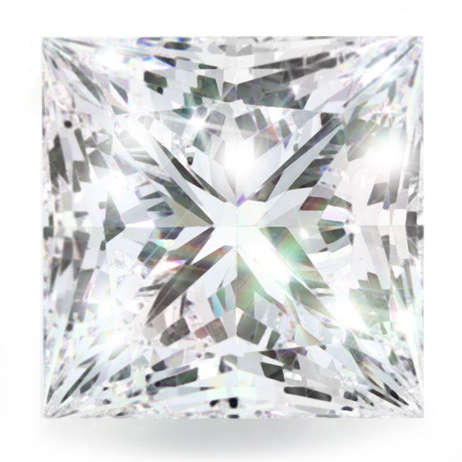 0.5ct Princess Natural Diamonds