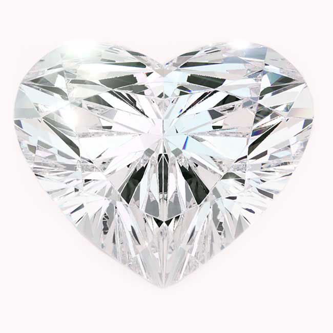 0.6ct Heart Cut Natural Diamonds