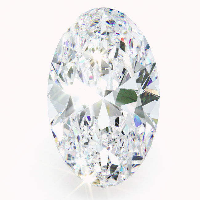 0.6ct Oval Cut Natural Diamonds
