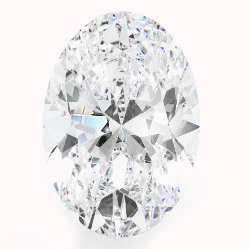 0.8ct Oval Cut Lab Diamonds