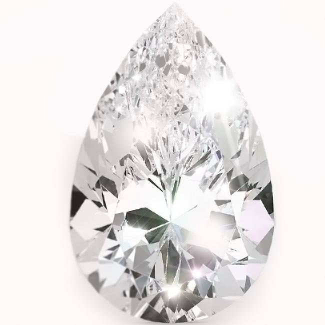 0.8ct Pear Cut Lab Grown Diamonds