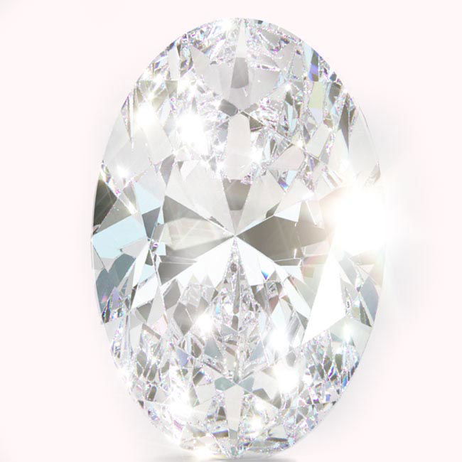 1.0ct Oval Cut Natural Diamonds