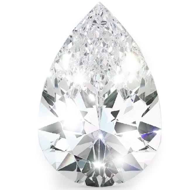1.2ct Pear Cut Lab Grown Diamonds