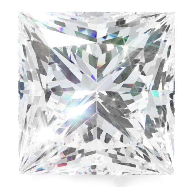 1.2ct Princess Natural Diamonds