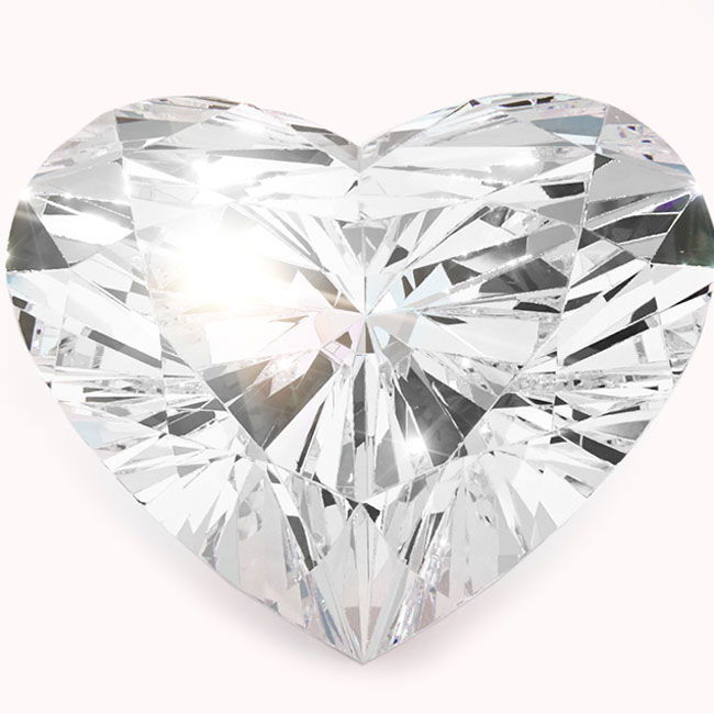 1.5ct Heart Cut Natural Diamonds
