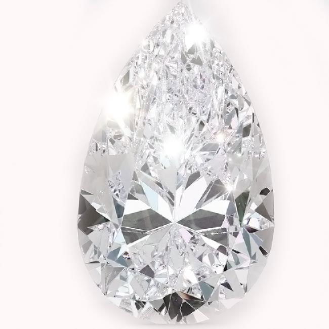 1.5ct Pear Cut Natural Diamonds