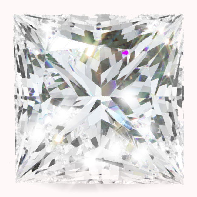 1.5ct Princess Natural Diamonds