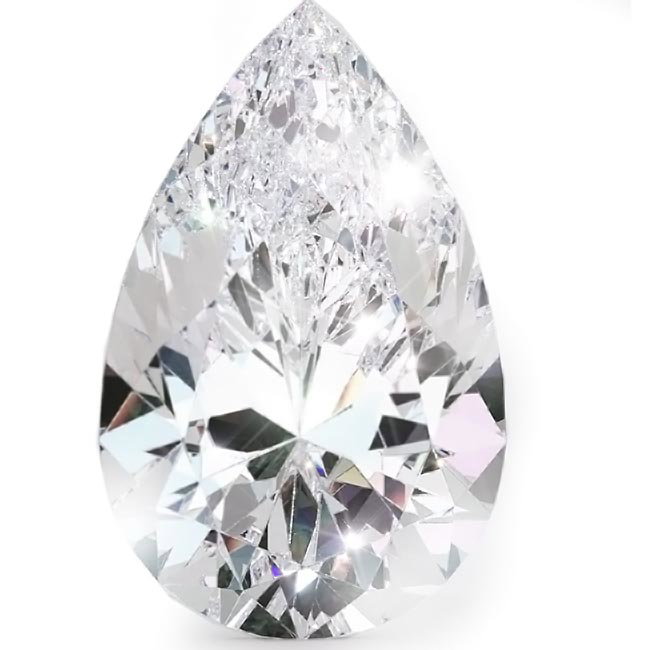2.0ct Pear Cut Lab Grown Diamonds
