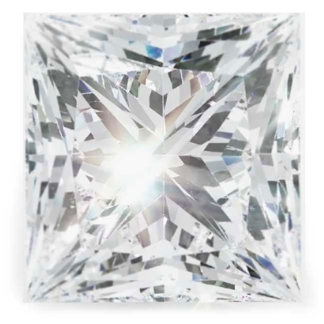 2.0ct Princess Natural Diamonds