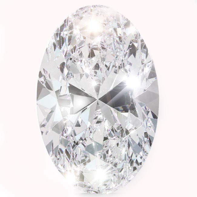 3.0ct Oval Cut Natural Diamonds