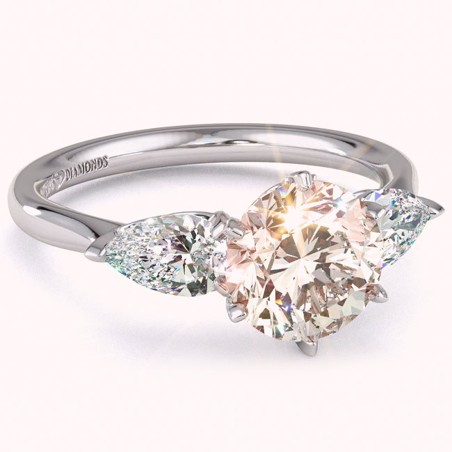 Trilogy Morganite Engagement Rings