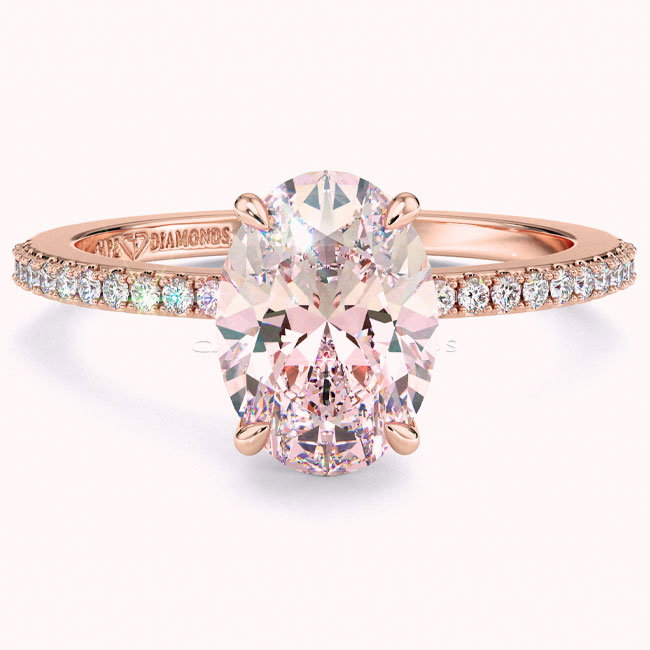 Fancy Pink Diamond Engagement Rings