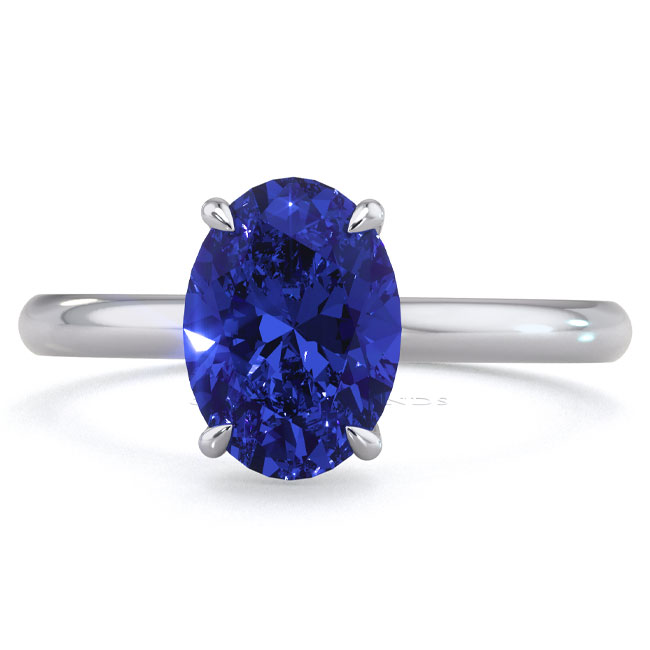 Solitaire Tanzanite Engagement Rings