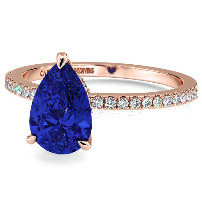 Trending Rose Gold Tanzanite Engagement Rings
