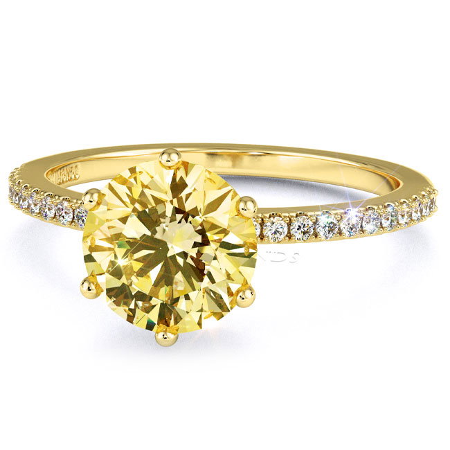 Fancy Yellow Diamond Engagement Rings