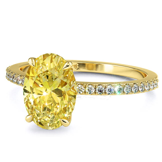 Yellow Gold Yellow Diamond Engagement Rings