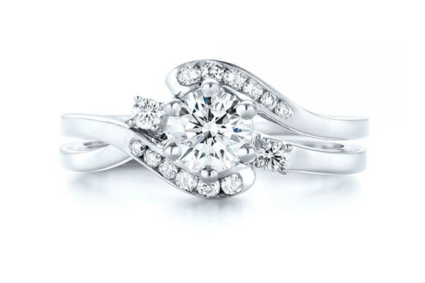 Round Platinum Swirl Round Platinum Swirl