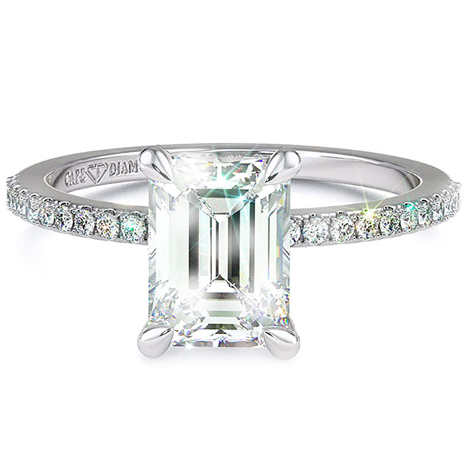 White Gold Diamond Engagement Rings