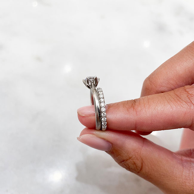 The Engagement Ring and Wedding Band Fit