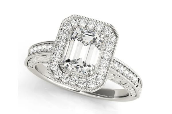 Emerald-Cut Channel Pave