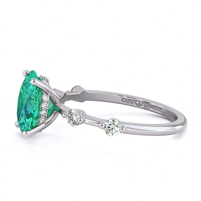 Trending Green Diamond Engagement Rings