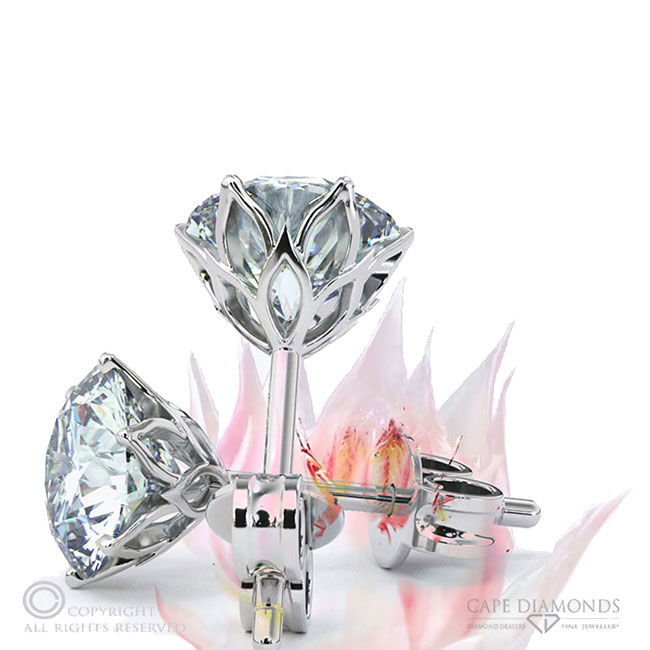 Fynbos Diamond and Gemstone Earrings