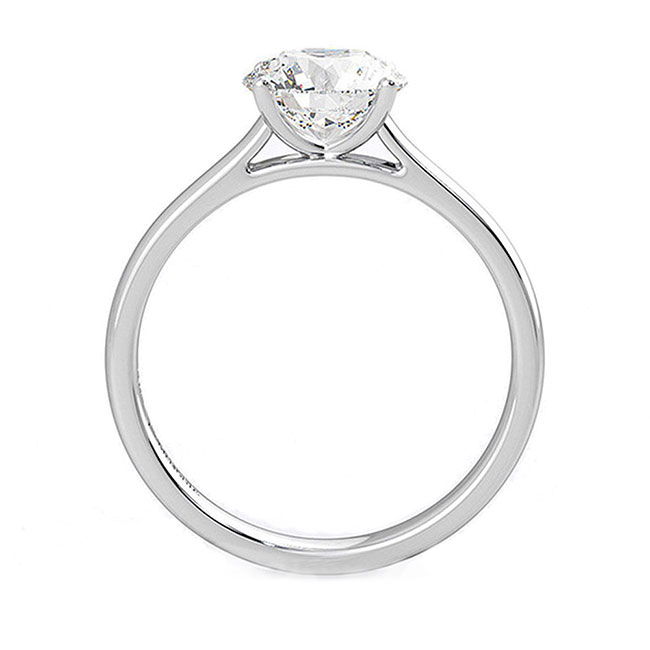 Solitaire Moissanite Engagement Rings